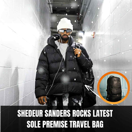 Black Leather Patented Carry On Backpack (Only 300 Made)