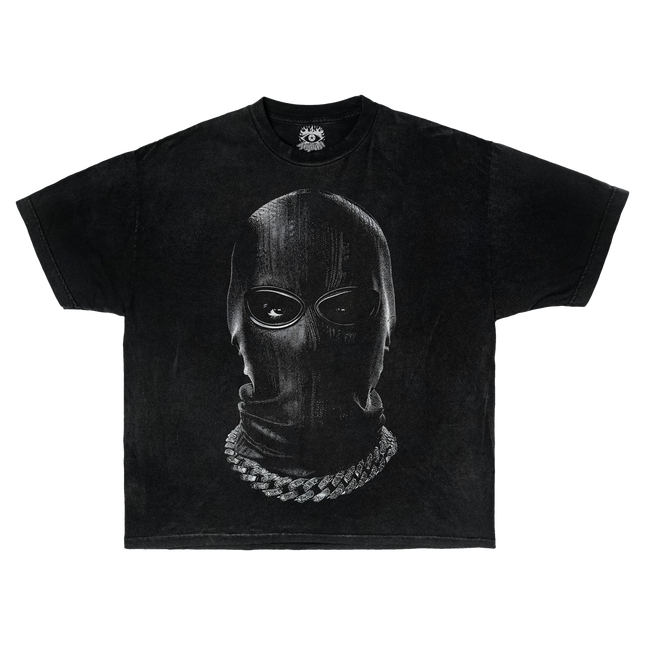 Shiesty V1 Streetwear Tee 180 GSM Black Cotton Short Sleeve T Shirt Unisex
