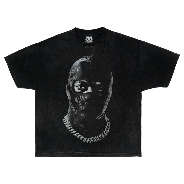 Shiesty V2 Streetwear Tee Black 180GSM Cotton Short Sleeve T Shirt Casual Fit