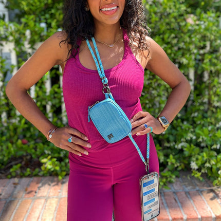 Active Crossbody w/RFID Pouch Single Rope