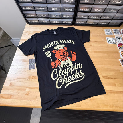 Smokin Meats and Clappin Cheeks Tee