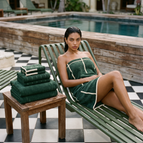 Sorrel Verdant & Ecru / Standard Set (Set of 6 with Bath Towels)