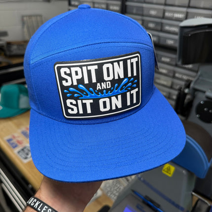 Spit On It and Sit On It | 7 Panel Canvas Patch Snapback