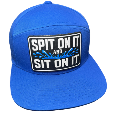 Spit On It and Sit On It | 7 Panel Canvas Patch Snapback