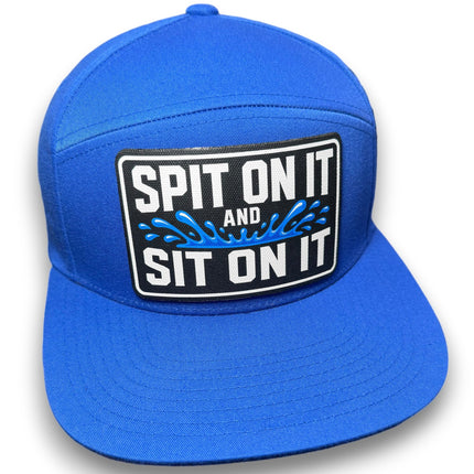 Spit On It and Sit On It | 7 Panel Canvas Patch Snapback