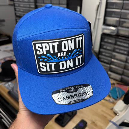 Spit On It and Sit On It | 7 Panel Canvas Patch Snapback