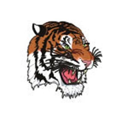 GROWLING TIGER Temporary Tattoo 2x2