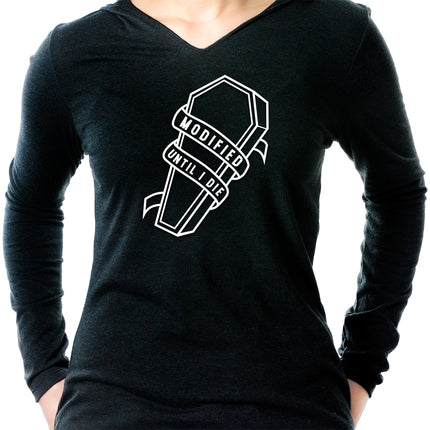 Modified Till I Die Tapered Long Sleeve Hoodie