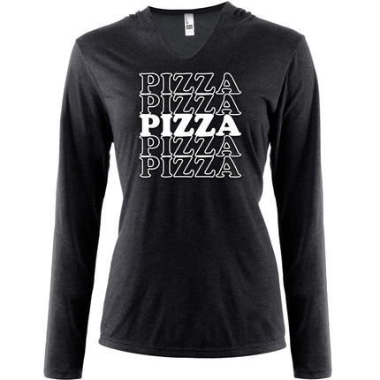 Pizza Pizza Pizza Pizza Pizza Tapered Long Sleeve Hoodie
