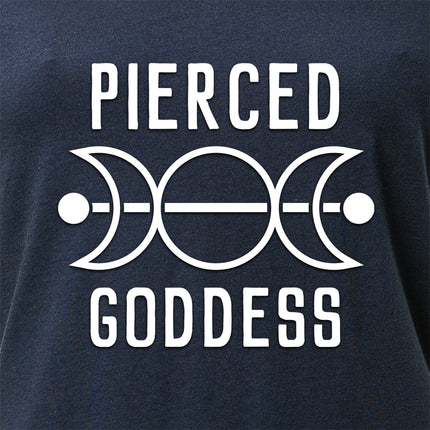 Pierced Goddess Tapered V-Neck Tee Shirt