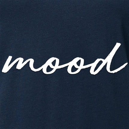Mood Black Tapered V-Neck Tee Shirt