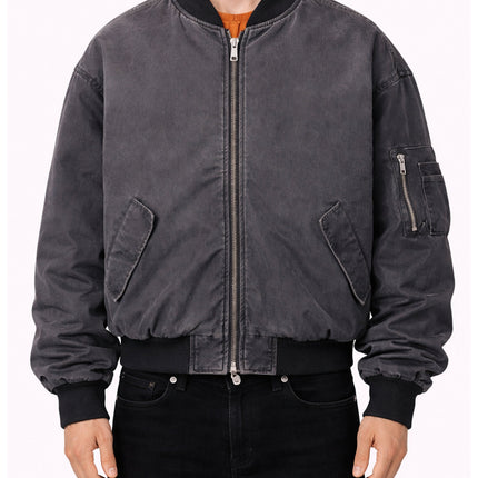 VINTAGE BOMBER JACKET MA1 [BLACK]