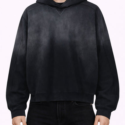 NOIR CONTRAST PANEL HOODIE