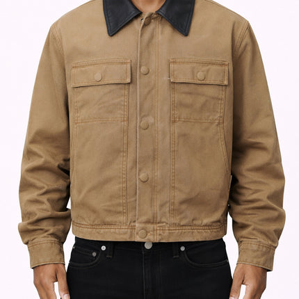 TAN SUEDE WORK JACKET