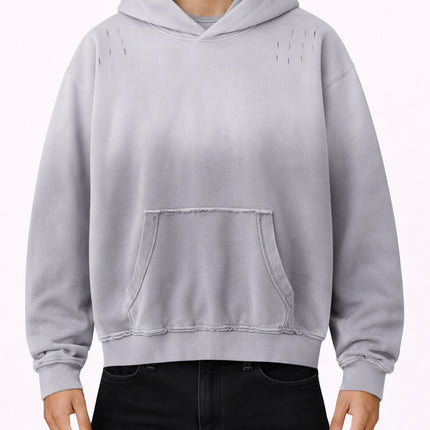 GREY SUNFADE HOODIE