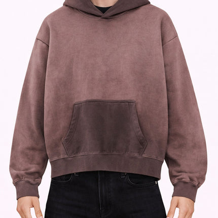 BROWN SUNFADE HOODIE