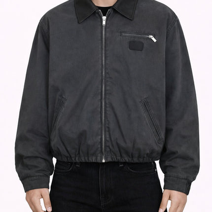 BLACK VINTAGE HUNTERS JACKET