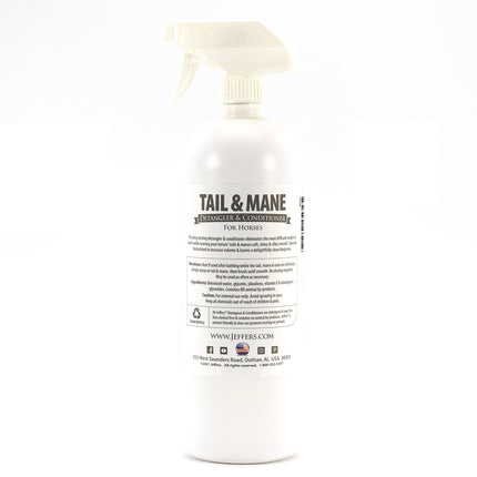Jeffers Equine Tail & Mane Detangler and Conditioner for Horses