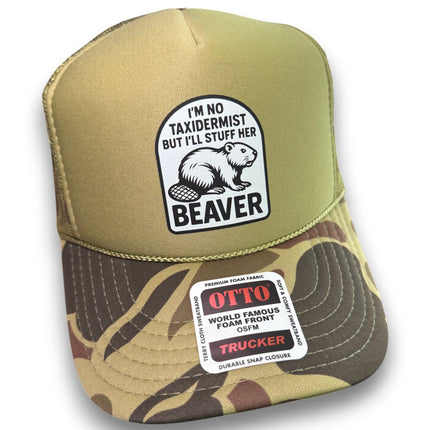 I'm No Taxidermist But I'll Stuff Her Beaver Trucker Hat