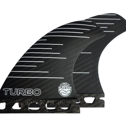 No Coast Surfers - TURBO - featherlight Carbon Fiber Wakesurf Fin