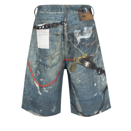 HARDWARE DENIM SHORTS
