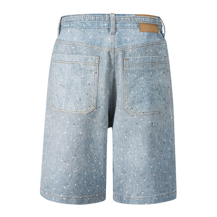 AZUL RHINESTONE SHORTS