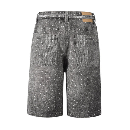 NOIR RHINESTONE SHORTS