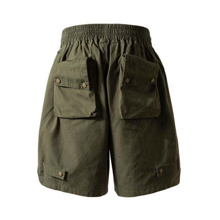 OLIVE MULTI CARGO SHORTS