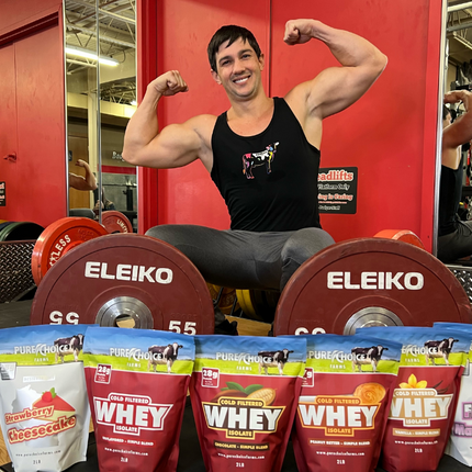 Whey Protein Isolate Flight   Try 5 flavors!