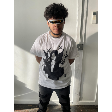 Twin Uzi Streetwear Tee 100 Percent Cotton True To Size Casual Graphic Shirt For Everyday Wear