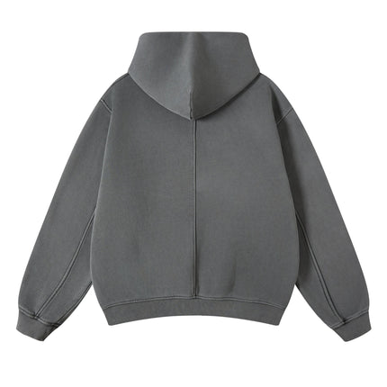 GREY VINTAGE HOODIE