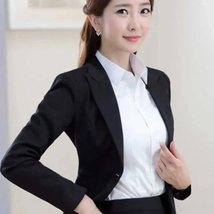 Polyester Cotton Shirts for Women Long Sleeve Blouse