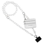 White Chain - Silver Pouch (Hardware: Silver)
