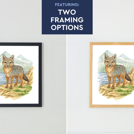 Wild Beasts Art Print, Framed (12" x 16")