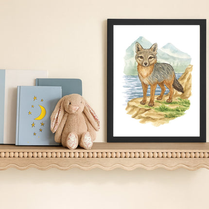 Wild Beasts Art Print, Framed (12" x 16")