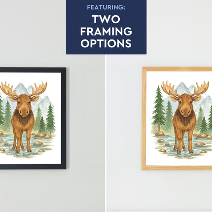 Wild Beasts Art Print, Framed (12" x 16")