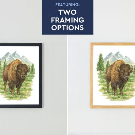 Wild Beasts Art Print, Framed (12" x 16")