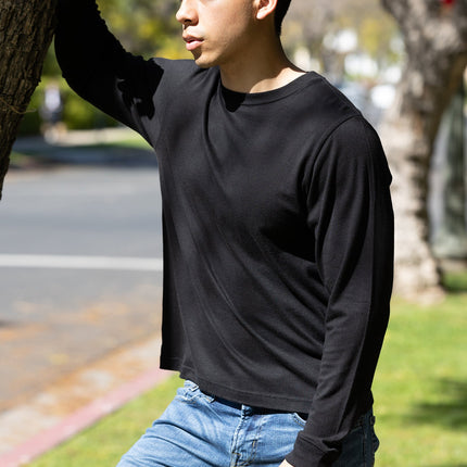 Men's Bamboo Viscose/Organic Cotton Long Sleeve T-Shirt