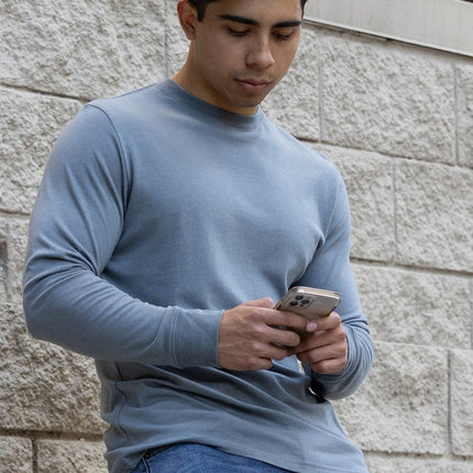 Men's Bamboo Viscose/Organic Cotton Long Sleeve T-Shirt