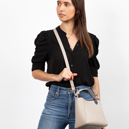 Yaya Leather Bucket Bag