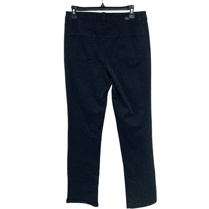 Jones New York Jeans Womens Size 8 Lexington Mid Rise Stretch Denim Black Jeans
