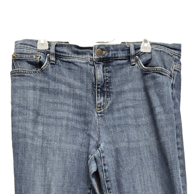 Ralph Lauren Jeans Co. Womens 14 Cotton Elastane Factory Whiskered Denim Jeans