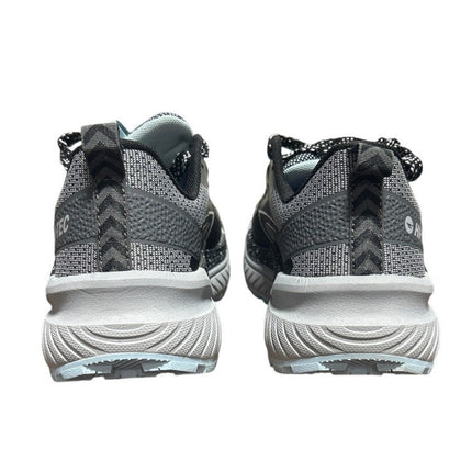 Hi-Tec Womens Size 6.5 Black Gray Spotted Lace Up Comfort Athletic Tennis Shoes