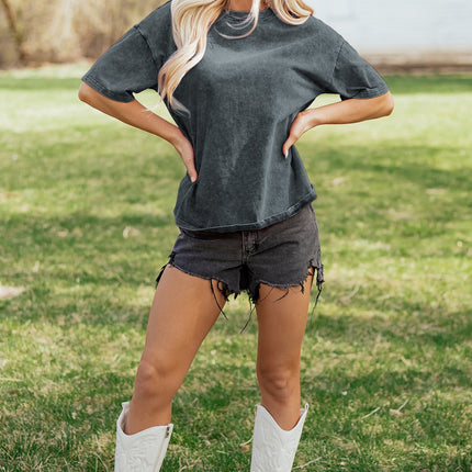 Rivka Mineral Washed Oversize Tee