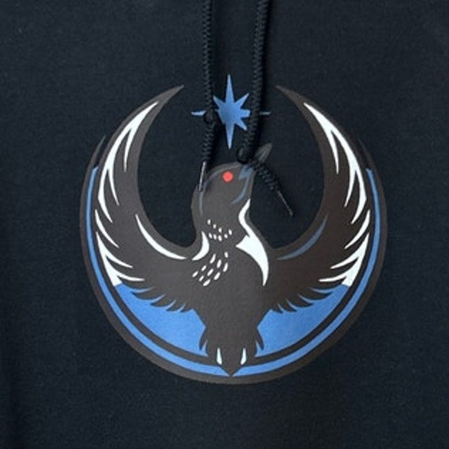 New Hand Printed Men Large Minnesota Rebel Alliance Bird Anti-Ice Protest Hoodie