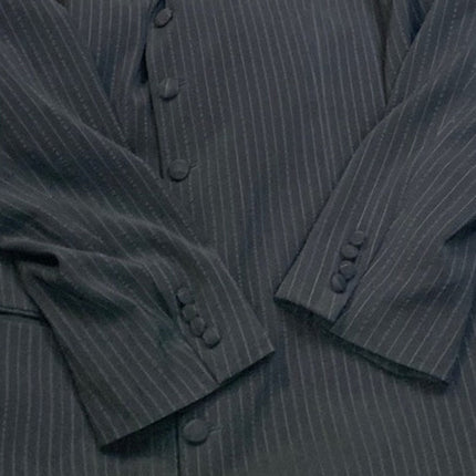Veronelli Mens 48L 43W Pin Stripe 6-Button Single Breasted Suit Jacket Coat Only