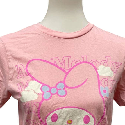 2022 My Melody by Sanrio Womens Small Bunny Rabbit 100% Cotton Crew Neck Tee