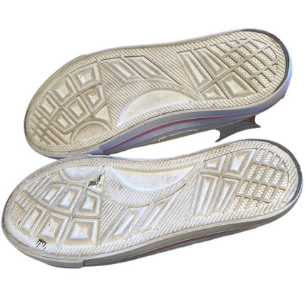 HugRain Toddler Girls Size 1 Kids White Sparkle Fashion Casual Sneaker Shoes