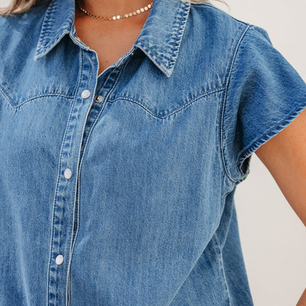 Keyla Ruffled Short Sleeve Shirt