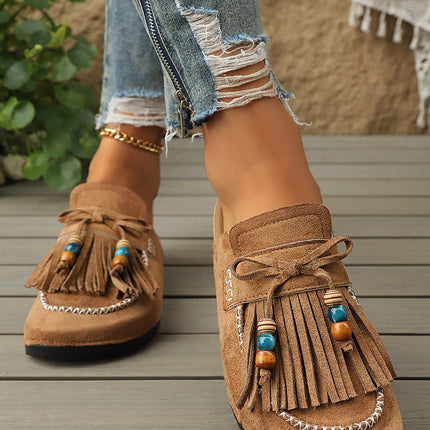 Ocean Square toe Casual Slippers